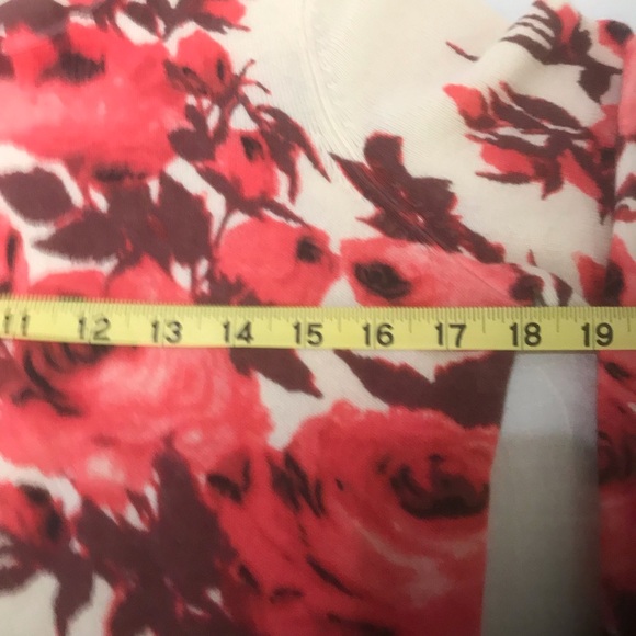 NWOT Talbots Petite Small Ivory Multi Floral Cashmere Cardigan Sweater - Picture 7 of 10